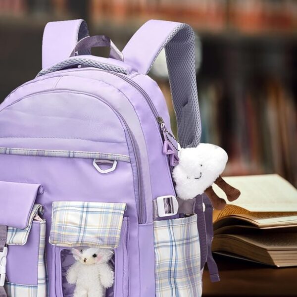 Tinytot 30Litre School Bag Water-Resistant Laptop& Travel Backpack - Unisex Large 19 Inches Multipurpose Travel Backpack for Boys & Girls, Men & Women- Ideal for College and School and office Use - Image 4