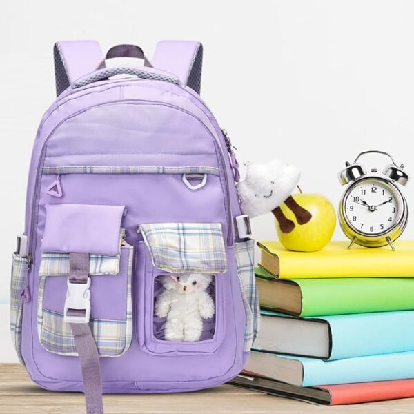 Tinytot 30Litre School Bag Water-Resistant Laptop& Travel Backpack - Unisex Large 19 Inches Multipurpose Travel Backpack for Boys & Girls, Men & Women- Ideal for College and School and office Use - Image 3